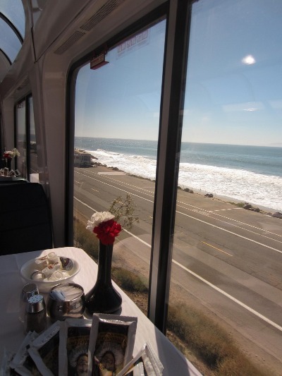 Speisewagen des Coast Starlight